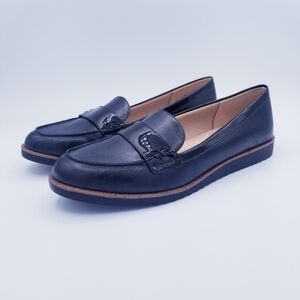 Life Stride Zee Velocity Memory Foam Black Loafers size 7.5